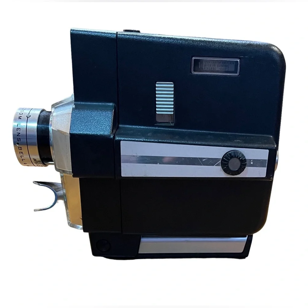 Vintage Bell & Howell Zoom Reflex Animation Autoload 8mm Movie Camera 1970s Case